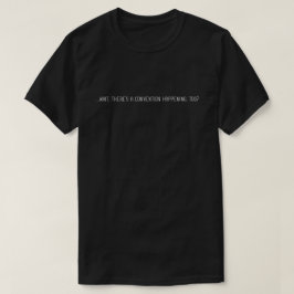 Camiseta Estou aqui só pela comida. (dark unissex)