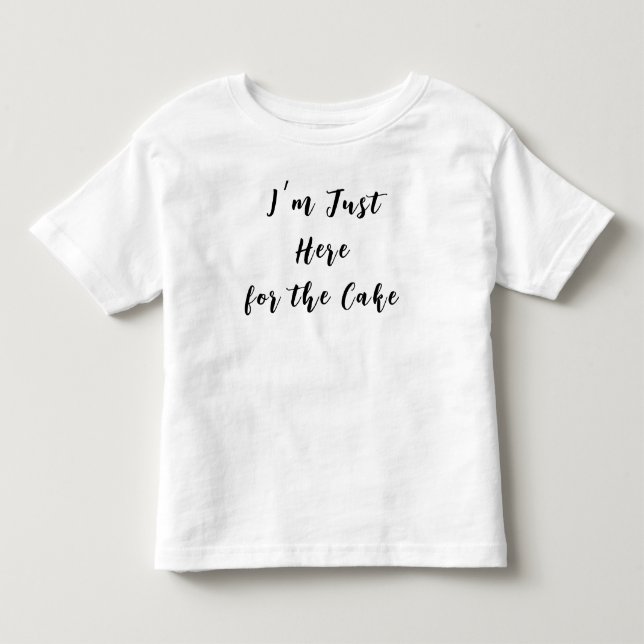 Camiseta Estou Aqui Só Pelo Bolo (Frente)