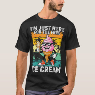 Camiseta ESTOU Aqui Só Pelo Cruzeiro De Sorvete Grátis