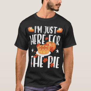 Camiseta Estou Aqui Só Pelo Torta De Natal Abóbora Engraçad
