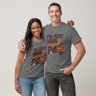 Camiseta Estou Aqui Só Pelo Torta Eh? Divertido Canadense