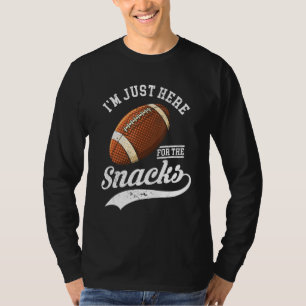 Camiseta Estou Aqui Só Pelos Lanches Futebol