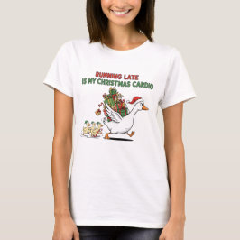 Camiseta Estou Atrasado É Meu Cardio de Natal – Ganso Engra