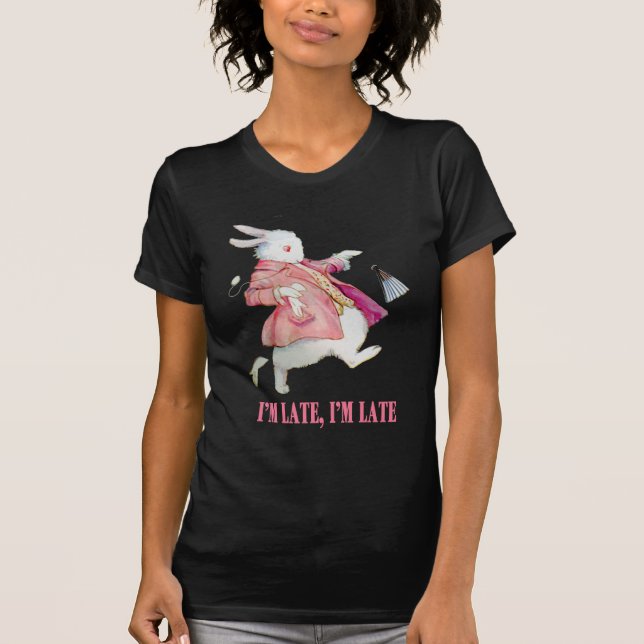 CAMISETA ESTOU ATRASADO, ESTOU ATRASADO, POR UMA DATA MUITO (Frente)