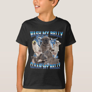 Camiseta Estou Bble Lavar Minha Barriga Bulldog Francês Bra
