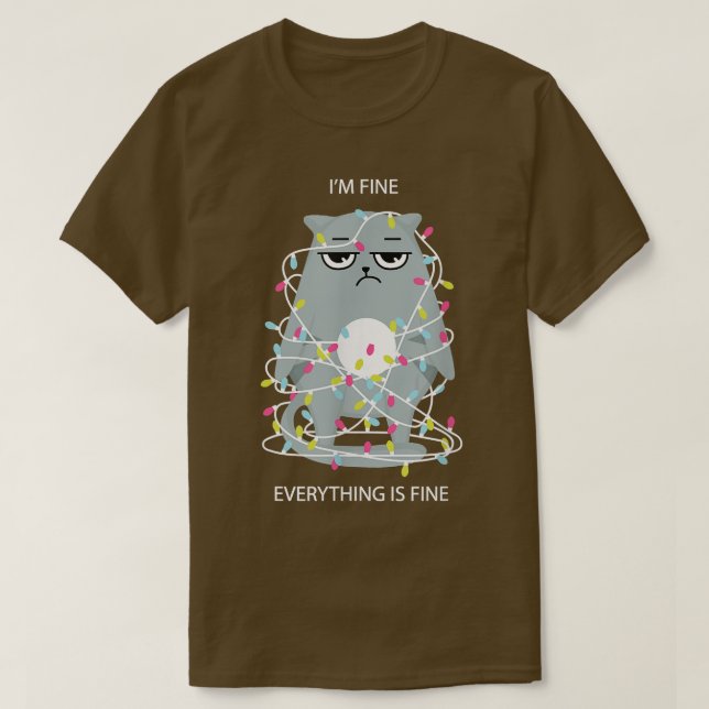 Camiseta Estou bem. (Frente do Design)