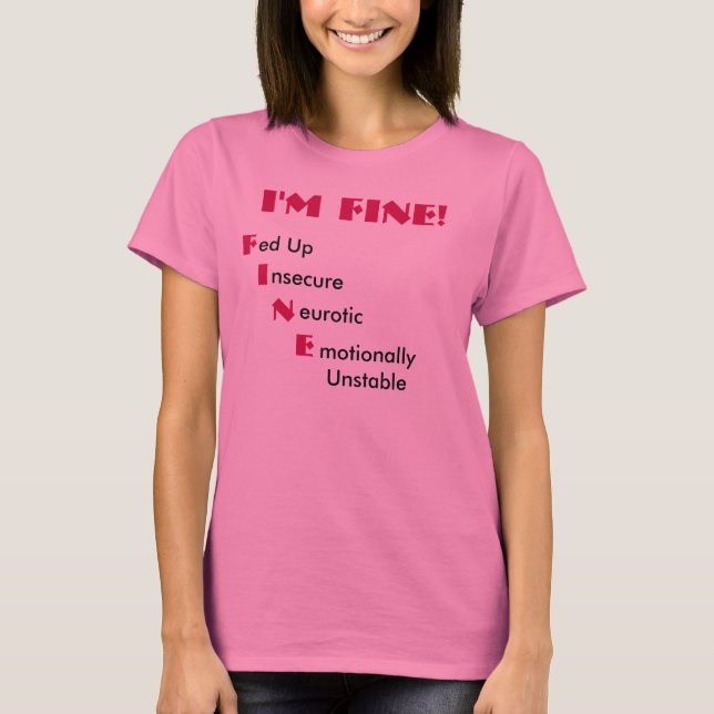 Camiseta Estou bem! (Frente)