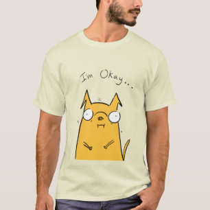Camiseta Estou bem... Adesivo