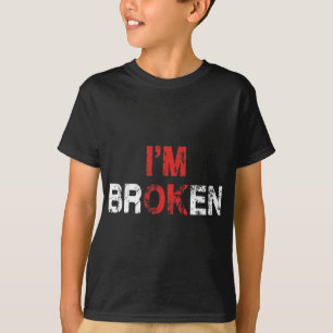 Camiseta Estou Bem Estou Quebrado Doença Invisível Saúde Me
