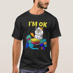 Camiseta Estou Bem Pata Amor Criador de Gatos Costureira Ki