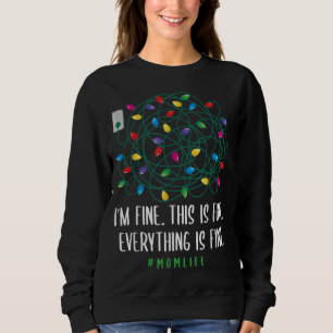 Camiseta Estou bem Tudo está bem Solteiro Mãe Cristo