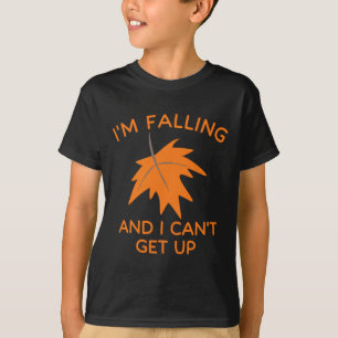 Camiseta Estou caindo e não consigo subir no outono.