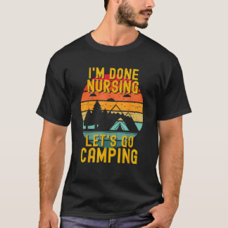 Camiseta Estou cansado de me engravidar. Vamos acampar o ve