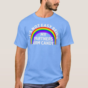 Camiseta Estou Cansado De Ser Meu Parceiro Arm Candy Não Bi