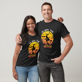 Camiseta Estou com a bruxa