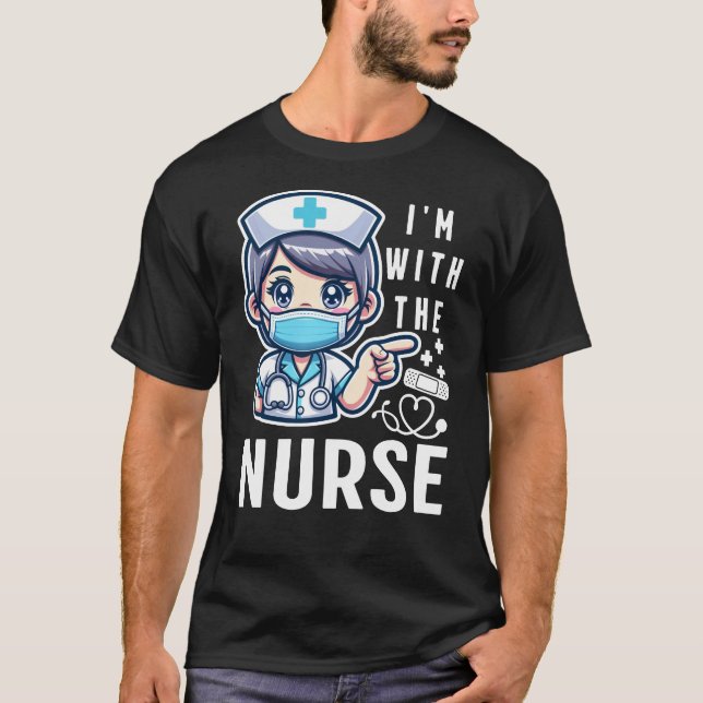 Camiseta Estou Com A Enfermeira (Frente)
