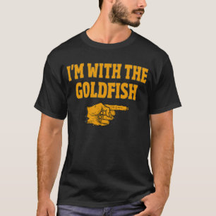 Camiseta Estou com a fantasia de Halloween dos Peixes Goldf