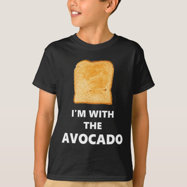 Camiseta Estou com a fantasia do Avocado Toast Halloween (Frente)