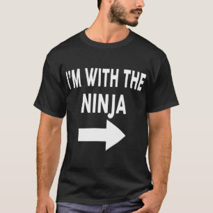 Camiseta Estou com a fantasia do Dia das Bruxas da NINJA