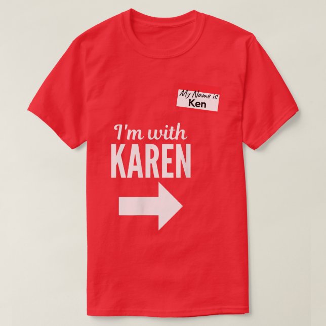 Camiseta Estou com a Karen Funny Graphic Halloween. (Frente do Design)