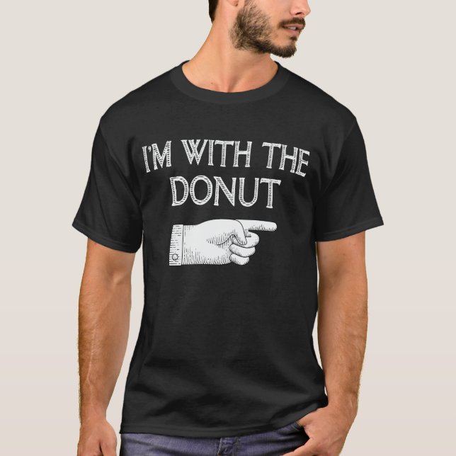 Camiseta Estou com a Rosquinha que combina com a fantasia d (Frente)