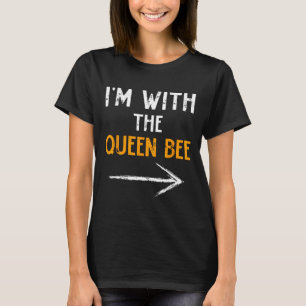 Camiseta Estou com as Mães de Casal do Dia das Bruxas da Ra