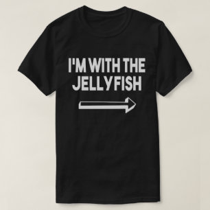 Camiseta Estou com Casais de encontro de águas-vivas de Ha