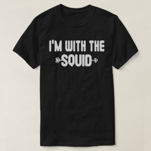 Camiseta Estou com Casais de encontro de Halloween fáceis