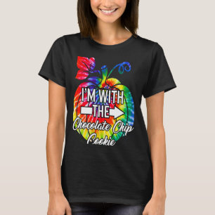 Camiseta Estou com Casal de chocolate Chip Cookie Correspon