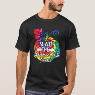 Camiseta Estou com Casal de chocolate Chip Cookie Correspon