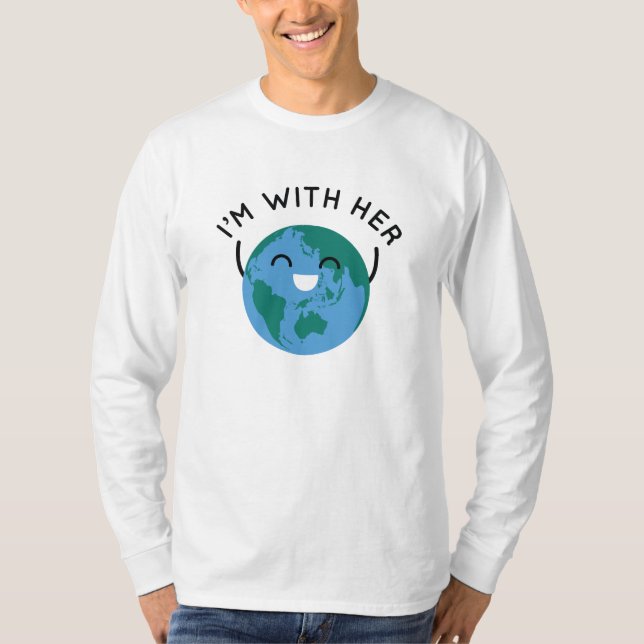 Camiseta Estou Com Ela (Frente)