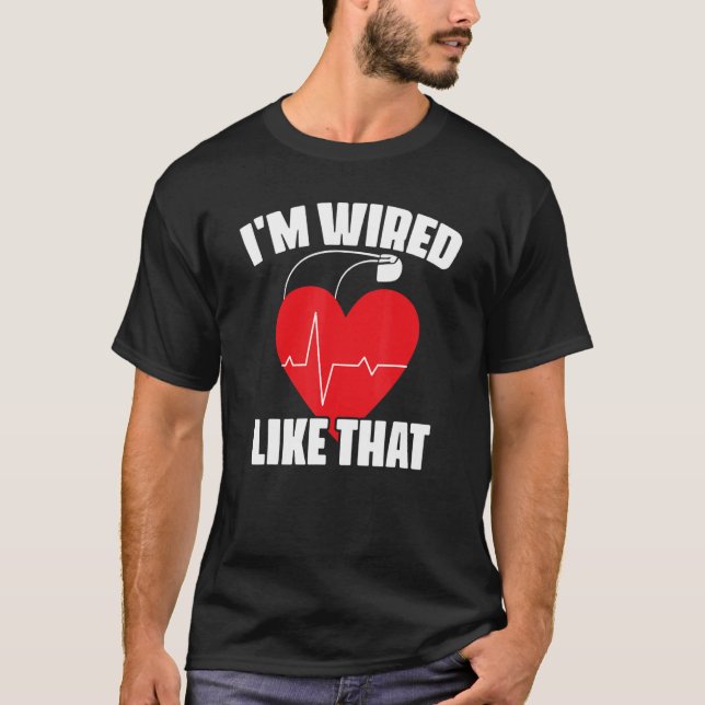 Camiseta Estou com fio como aquele cardíaco de cirurgia de  (Frente)