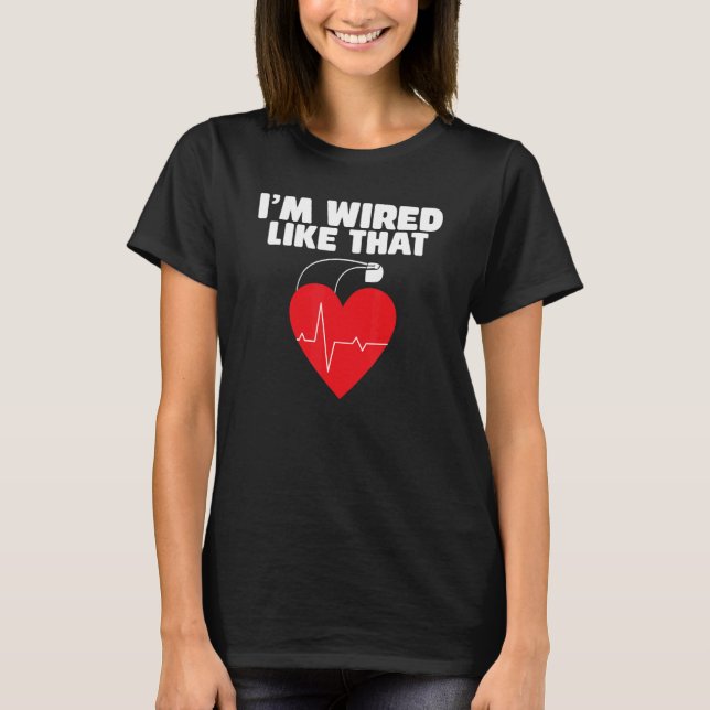Camiseta Estou com fio como aquele cardíaco de cirurgia de  (Frente)