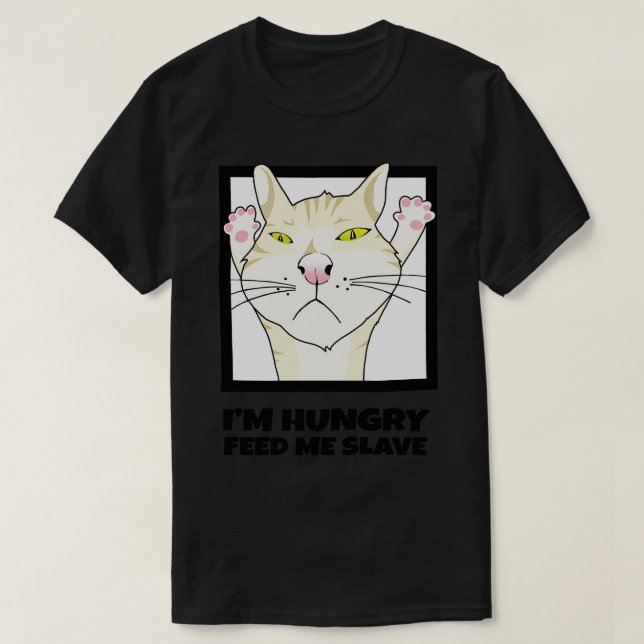 Camiseta Estou Com Fome Me Alimentando Agora (Frente do Design)
