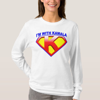 Camiseta Estou com Kamala Crest