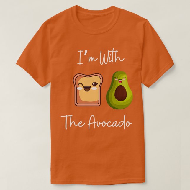 Camiseta Estou com o abacate 49 (Frente do Design)