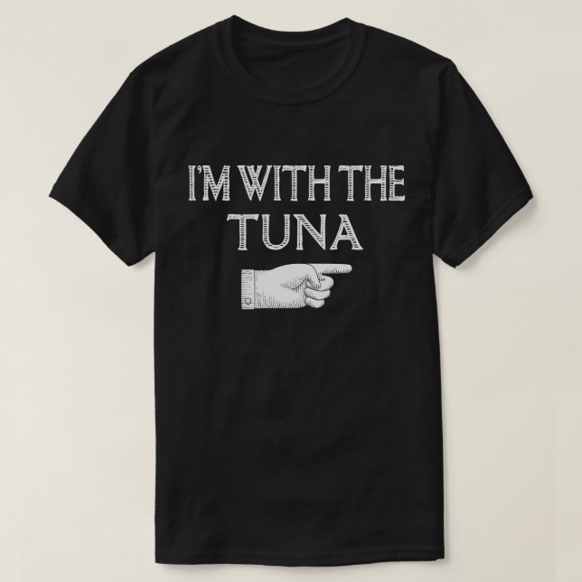 Camiseta Estou com o Atum a combinar com a Festa de Figurin (Frente do Design)