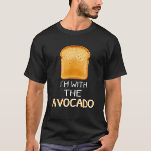 Camiseta Estou com o Avocado Avocadolovers Toast Halloween