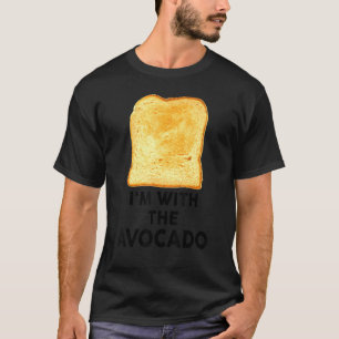 Camiseta Estou com o Avocado Crianças Adultas Brincadeiras