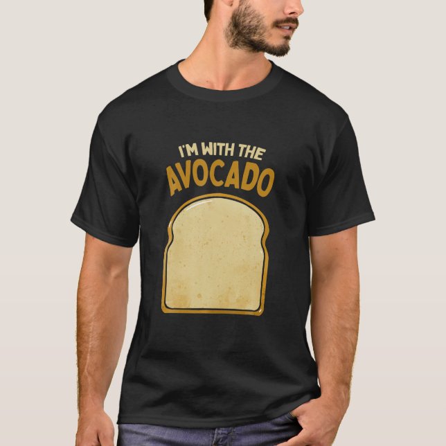 Camiseta Estou com o brinde do Avocado, Fácil de Matar (Frente)