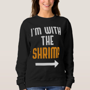 Camiseta Estou com o Casal de Halloween do Shrimp