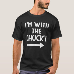 Camiseta Estou Com O Chucky Casal Engraçado Correspondente