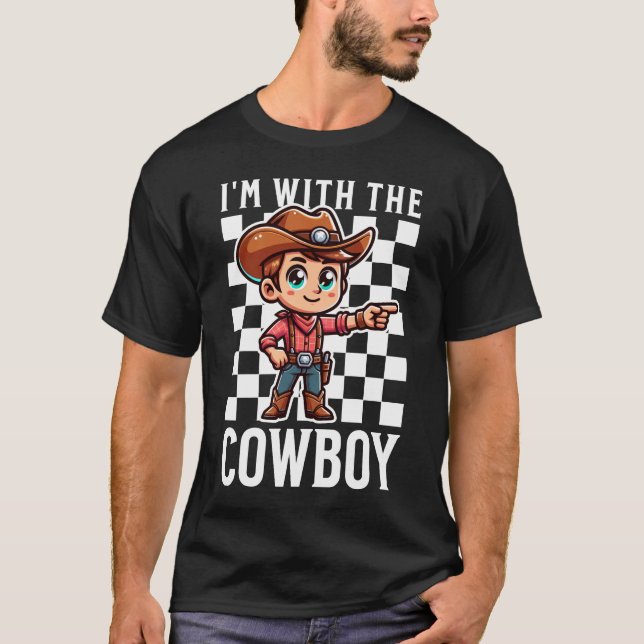 Camiseta Estou Com O Cowboy (Frente)