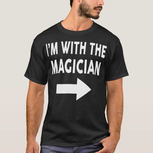 Camiseta Estou Com O Fato De Halloween MAGICANO (Frente)