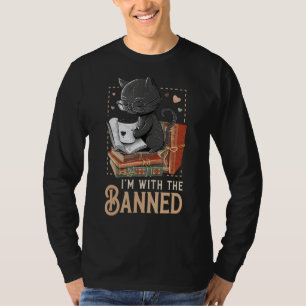 Camiseta Estou com o livro de livros proibidos de leitura