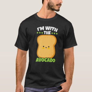 Camiseta Estou com o Pão de Brincadeira Avocado Matchin de 