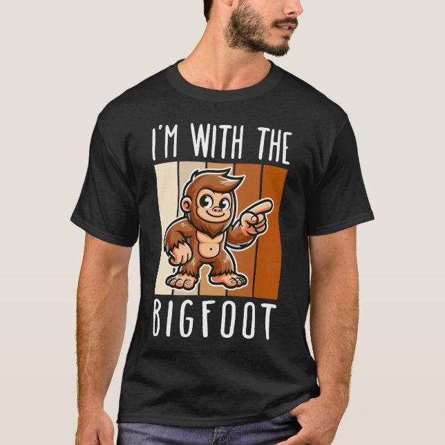 Camiseta Estou Com O Pé Grande (Frente)