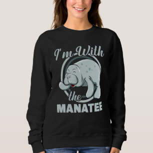 Camiseta Estou Com O Peixe-Boi Manatee Mulheres Zookee