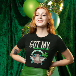 Camiseta Estou Com O Shamrock! Rua, Humor do Dia de Patrick