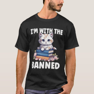 Camiseta Estou Com Os Livros Banidos Que Li Livros Banidos